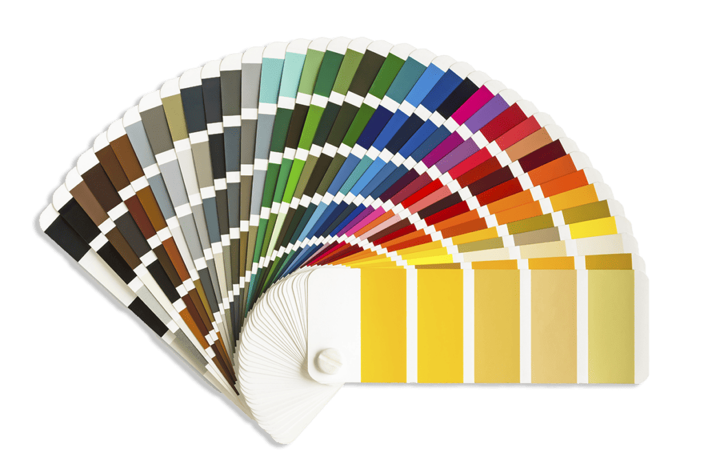 Los colores personalizados y la igualación de colores son el pan de cada día de lo que hacemos en Keyland Polymer UV Coatings. Los revestimientos están disponibles en una amplia gama de colores, texturas, brillos, transparentes, metálicos, nacarados, etc.